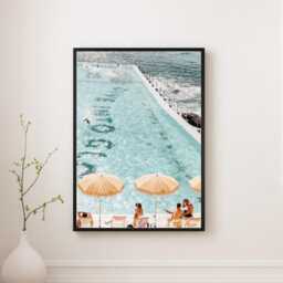 Bondi Beach Icebergs Pool Australia Print, Fine Art Photography Prints, Museum Quality Photo Coastal Landscape Framed Wall - thumbnail 2