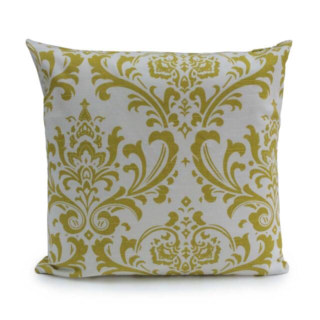 Lime Green & White Pillow, Throw Pillow Cover, Decorative Cushion Covers, Pillowcase, Accent Toss Home Decor - image 1
