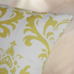 Lime Green & White Pillow, Throw Pillow Cover, Decorative Cushion Covers, Pillowcase, Accent Toss Home Decor - thumbnail 3