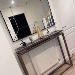 Luxury Console Table By Piers Henry Ltd - Hall Gold Furniture Glass Radiator Cover - thumbnail 3