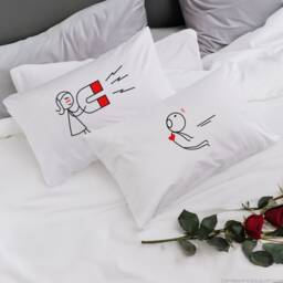 Boldloft You're Irresistible Couple Pillowcases Gift For Him Boyfriend Anniversary Husband Birthday Valentine's Day - thumbnail 3