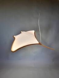 Handmade Manta Ray Hanging Lamp Nautical Led Decor