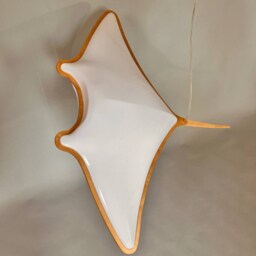 Handmade Manta Ray Hanging Lamp Nautical Led Decor - thumbnail 3