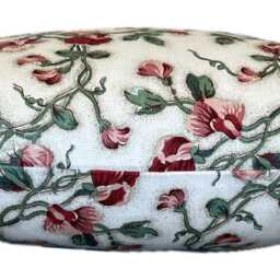 Soane Great Britain Sweet Pea Pink Glazed Linen Cushion Cover Pillow Double Sided - thumbnail 3