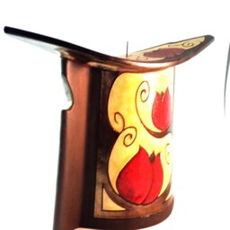 Handmade Tulip Ceramic Candle Holder, Art Pottery Home Decor - thumbnail 3
