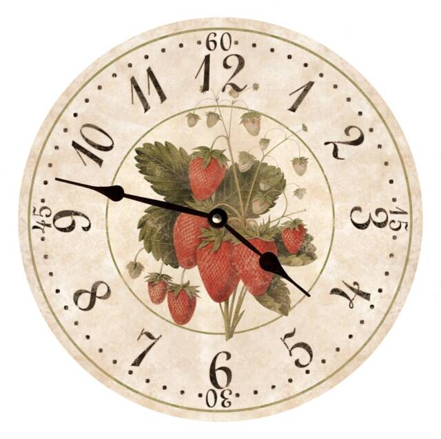 strawberry Clock - Wall Clock - image 1