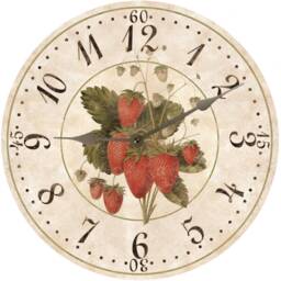 strawberry Clock - Wall Clock - thumbnail 2
