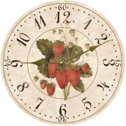 strawberry Clock - Wall Clock - thumbnail 3