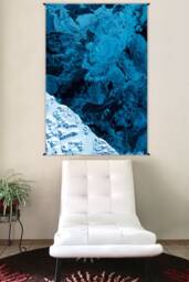 Fabric Tapestry - Nature Wall Hangings Home Decor Landscape Hippie Art Yoga Gift Map Kamchatka - thumbnail 1