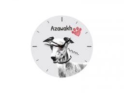 Azawakh, Free Standing Mdf Floor Clock With An Image Of A Dog - thumbnail 1