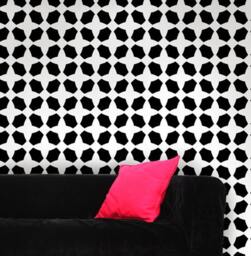 Wall Stencil Bazaar, Reusable Stencils For Walls Instead Of Wallpaper, Great Diy Decor, Free Top & Single Stencil Included - thumbnail 2