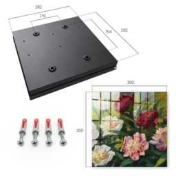 Colorful Flowers Key Cabinet For Home, Green Industrial Box, Painterly & Plants, Lovers Of Floral Patterns - thumbnail 4
