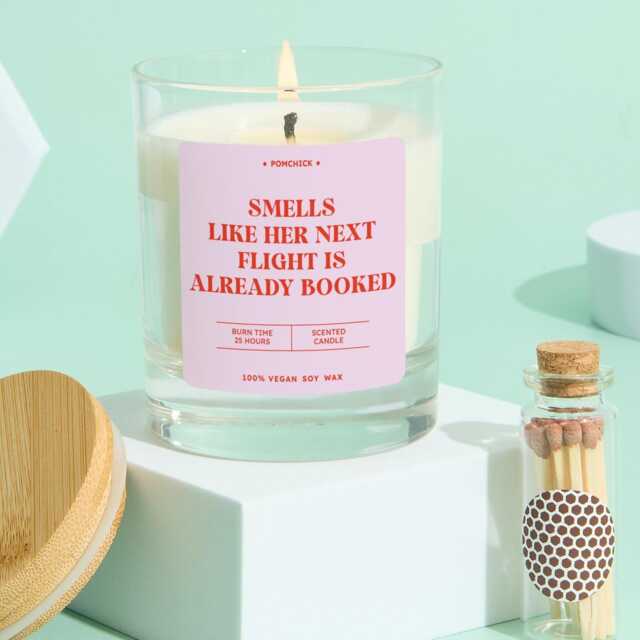 Travel Lover Candle Gift Funny Birthday Or Christmas For Her Friend Mum Dad Nanny Adventurer Traveller Present - image 1