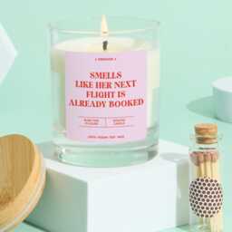 Travel Lover Candle Gift Funny Birthday Or Christmas For Her Friend Mum Dad Nanny Adventurer Traveller Present