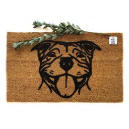 Pitbull Doormat - Funny Dog Lover Welcome Mat Pit Bull Front Porch Rug Show Me Your Pitties Pet Friendly Housewarming Gift - thumbnail 1
