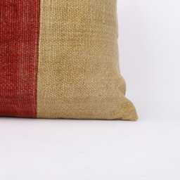 Bohemian Kilim Lumbar Pillow Turkish Ethnic Sofa Cushion - 12x24 - thumbnail 2
