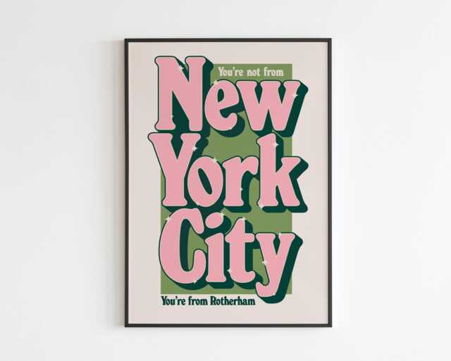 Am Inspired - Fake Tales Of San Francisco Rotherham No 2- Lyrics Music A3 A4 A5 Wall Art Poster Print Gift - image 1