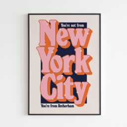 Am Inspired - Fake Tales Of San Francisco Rotherham No 2- Lyrics Music A3 A4 A5 Wall Art Poster Print Gift - thumbnail 3