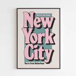 Am Inspired - Fake Tales Of San Francisco Rotherham No 2- Lyrics Music A3 A4 A5 Wall Art Poster Print Gift - thumbnail 2