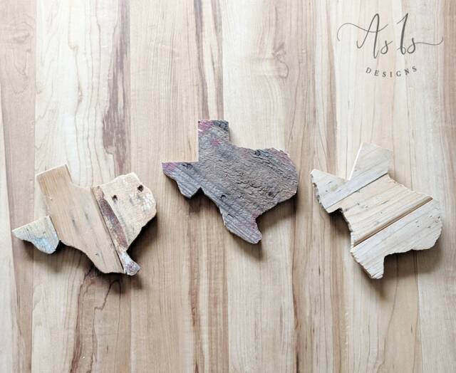 Reclaimed Wood Texas Wall Art Rustic Texan Decor - image 1