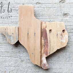 Reclaimed Wood Texas Wall Art Rustic Texan Decor - thumbnail 2
