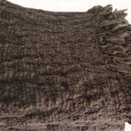 Brown Throw Blanket, Handwoven Hand Dyed Sofa Throw, Sustainably & Ethically Handmade, Fairtrade Home Decor, Groomsmen Gifts - thumbnail 2
