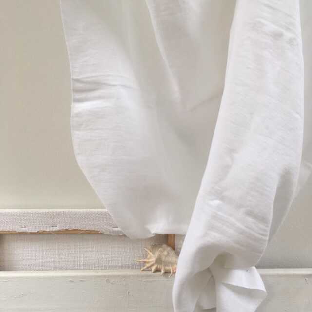 Rosy Linen Fabric By The Meter 100% Heavy Linen 3 Meters High Tissu Fabric Carlucci 5 Colors - image 1