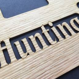 Engraved Hunting Picture Frame Wildlife Photo Collage - Holds 8 Photos - thumbnail 2