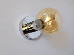Chrome Wall Sconce /Ceiling Light Fixture Light Plug in Switch Bathroom Vanity Flush Mount Lamp