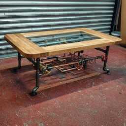The Brotherhood Steampunk Coffee Table - thumbnail 3