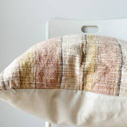 Hand Woven Natural Fiber Pillow Euro Pillow - thumbnail 3