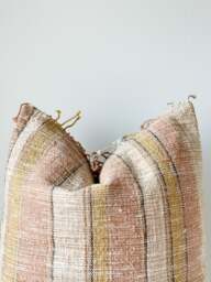 Hand Woven Natural Fiber Pillow Euro Pillow - thumbnail 1
