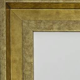 Shoreditch Antique Gold Picture Frame Exhibition Style, Custom Sizes - thumbnail 2