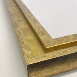 Shoreditch Antique Gold Picture Frame Exhibition Style, Custom Sizes - thumbnail 4