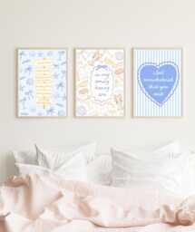 Emhen Art Print - A4 A5 Book Lovers Wall Reading Nook Poster Emily Happy Place Beach Reads - thumbnail 1
