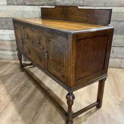 Vintage Sideboard. Edwardian, Antique Cupboard, Cabinet For Living Room, Dining Room Etc - thumbnail 4