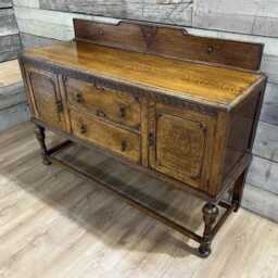 Vintage Sideboard. Edwardian, Antique Cupboard, Cabinet For Living Room, Dining Room Etc - thumbnail 2