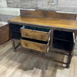 Vintage Sideboard. Edwardian, Antique Cupboard, Cabinet For Living Room, Dining Room Etc - thumbnail 3