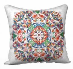 Nutcracker - Pillow Cover Of A Kaleidoscope Featuring All The Elements Ballet - thumbnail 1