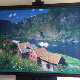 Framed Ravensburger Sognefjord Norway Puzzle, 3000 Piece Wall Art - thumbnail 2