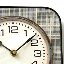 Retro Style Wall Clock - 21cm New Handmade Blue Atomic Mid Century Vintage Gift Off The Clocks - thumbnail 3