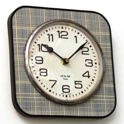 Retro Style Wall Clock - 21cm New Handmade Blue Atomic Mid Century Vintage Gift Off The Clocks - thumbnail 2