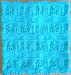 New Handmade Turquoise Blue Knit Crochet Baby Afghan Blanket Throw Newborn Infant Soft Floral
