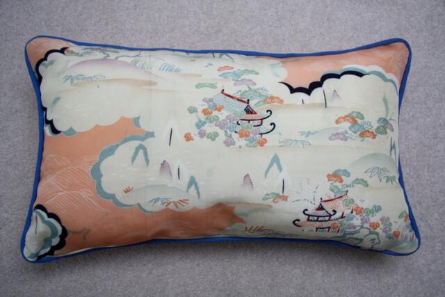 Vintage Kimono Silk Cushion - 12'x20' - image 1