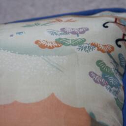 Vintage Kimono Silk Cushion - 12'x20' - thumbnail 2