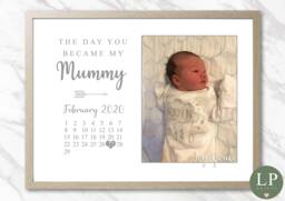Personalised Mother's Day Photo Print The You Became My Mummy Mum Nana Gran - thumbnail 1