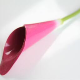Metal Calla Lily Pink Steel Anniversary Bouquet - thumbnail 3