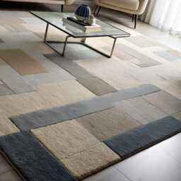 Hand Knotted Wool Oushak Rug, Floral Turkish Area Carpet, Lt. Grey Multicolor - thumbnail 4