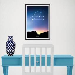 Zodiac Signs, Horoscope Constellations Posters - Poster Printing Wall Art Print For Home Office Decor Libra - thumbnail 2