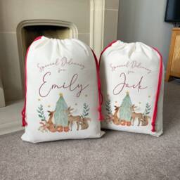 Personalised Christmas Sack - Family Sacks Toy Decorations - thumbnail 2